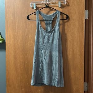 Gray Lululemon Swiftly Tank Top. Size 10.